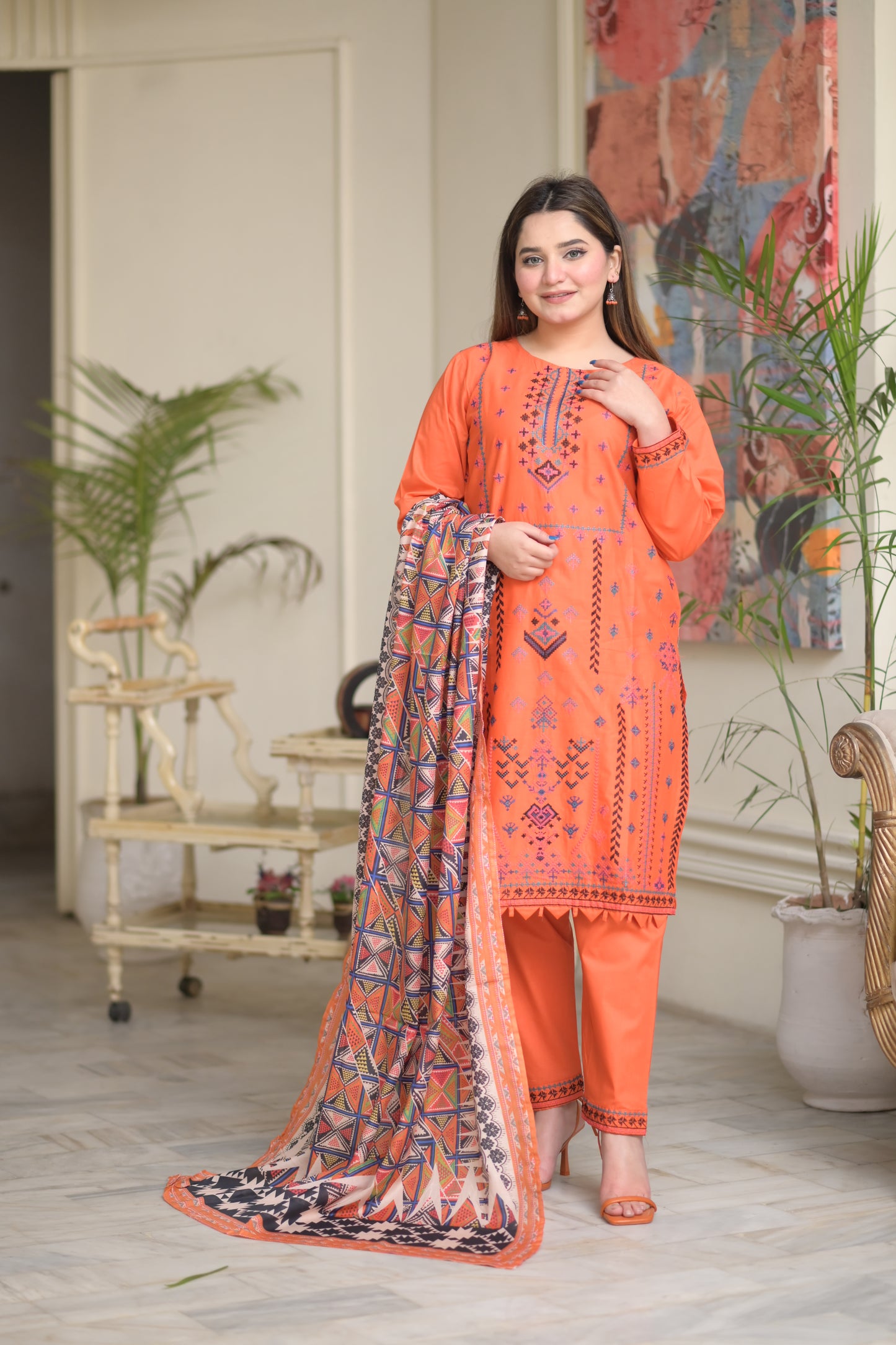 ZOHRA- 3PC STITCHED